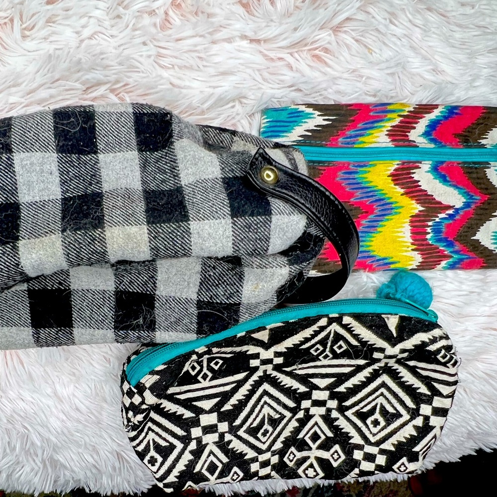 Bundle of Target makeup bags